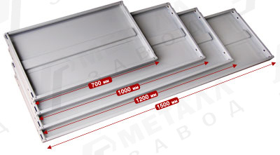 Полка СТФЛ 1000x300