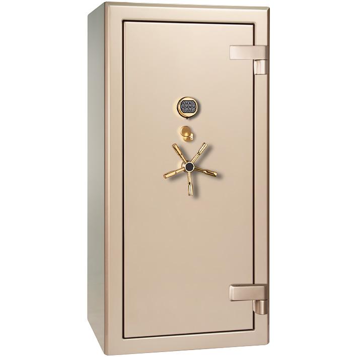 Элитный универсальный сейф elitsafe 56166 el m flock light champagne