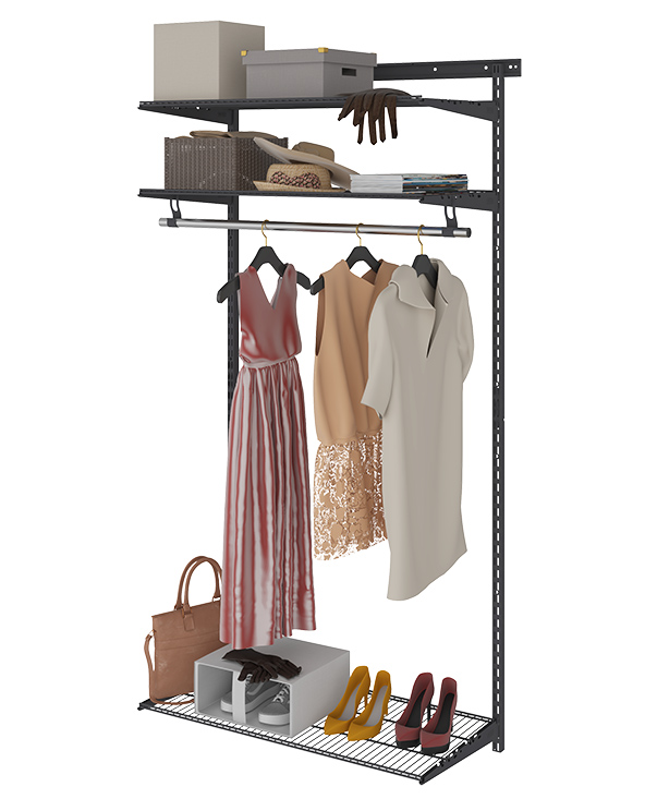 Гардеробная система Basic G90 графит